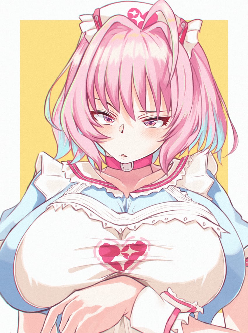 yumemi riamu (idolmaster and 1 more) drawn by ease_yana_(airse_yana)