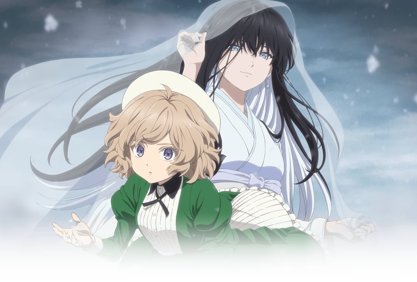 iwanaga kotoko and yuki-onna (kyokou suiri) drawn by fuusuke_(fusuke208)