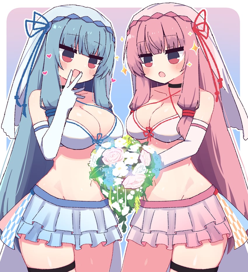 kotonoha akane and kotonoha aoi (voiceroid) drawn by hibino_000