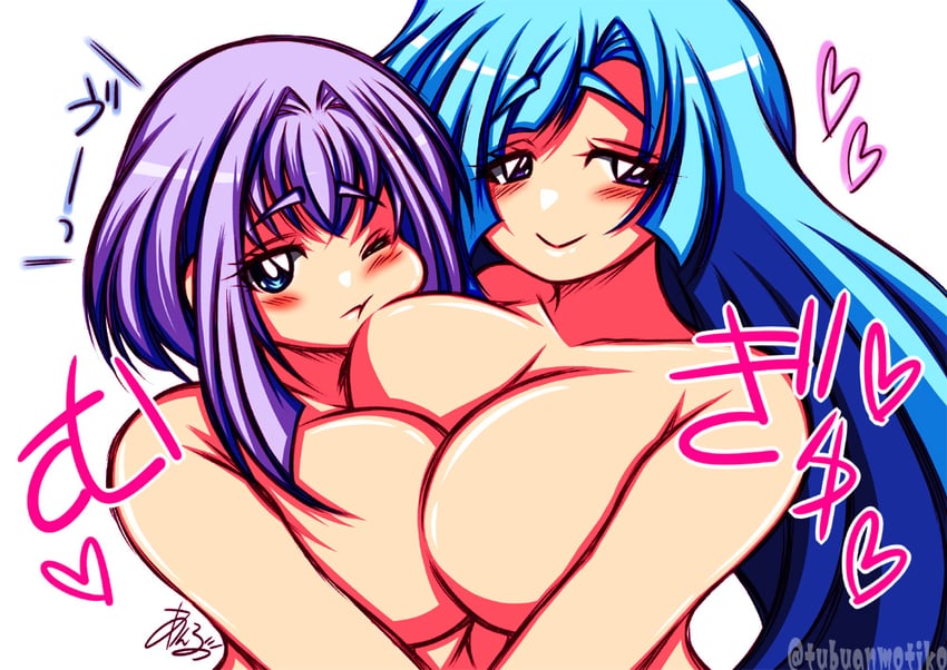 brynhild and aslaug (fate and 3 more) drawn by mochiya_anko