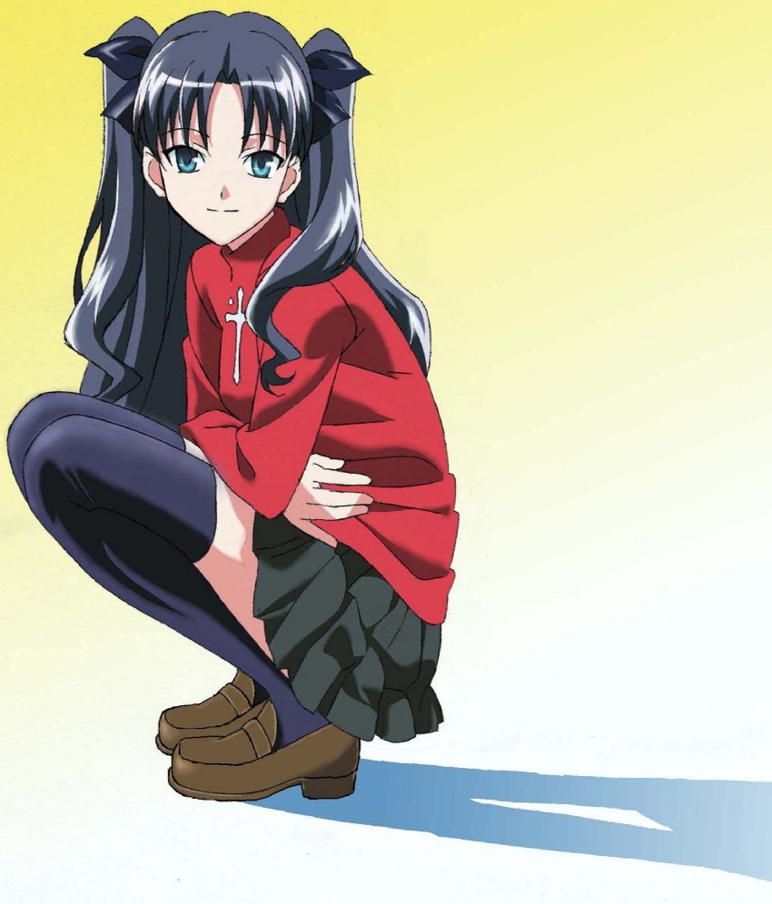 tohsaka rin (fate and 1 more) drawn by kurai_nao