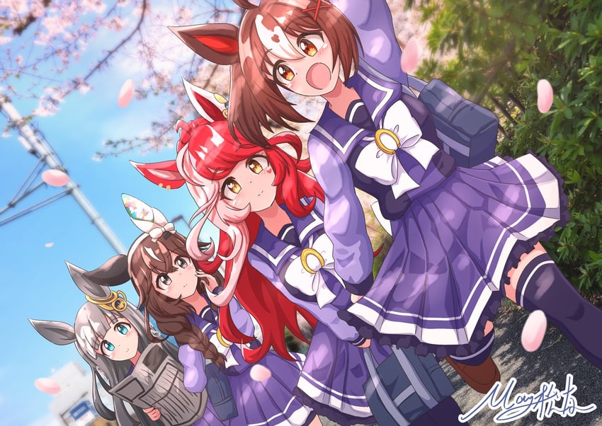 chrono genesis, curren bouquetd'or, gran alegria, and loves only you (umamusume) drawn by matty_(matsutomo)