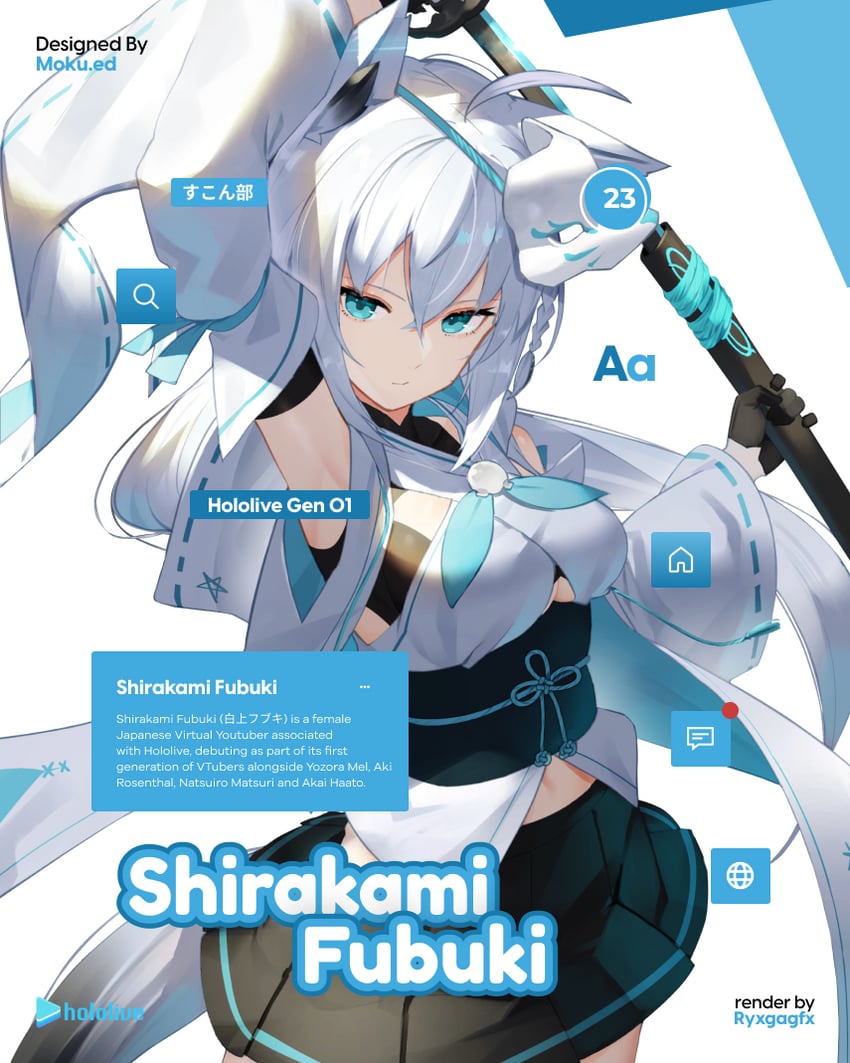 shirakami fubuki (hololive) drawn by scottie_(phantom2)