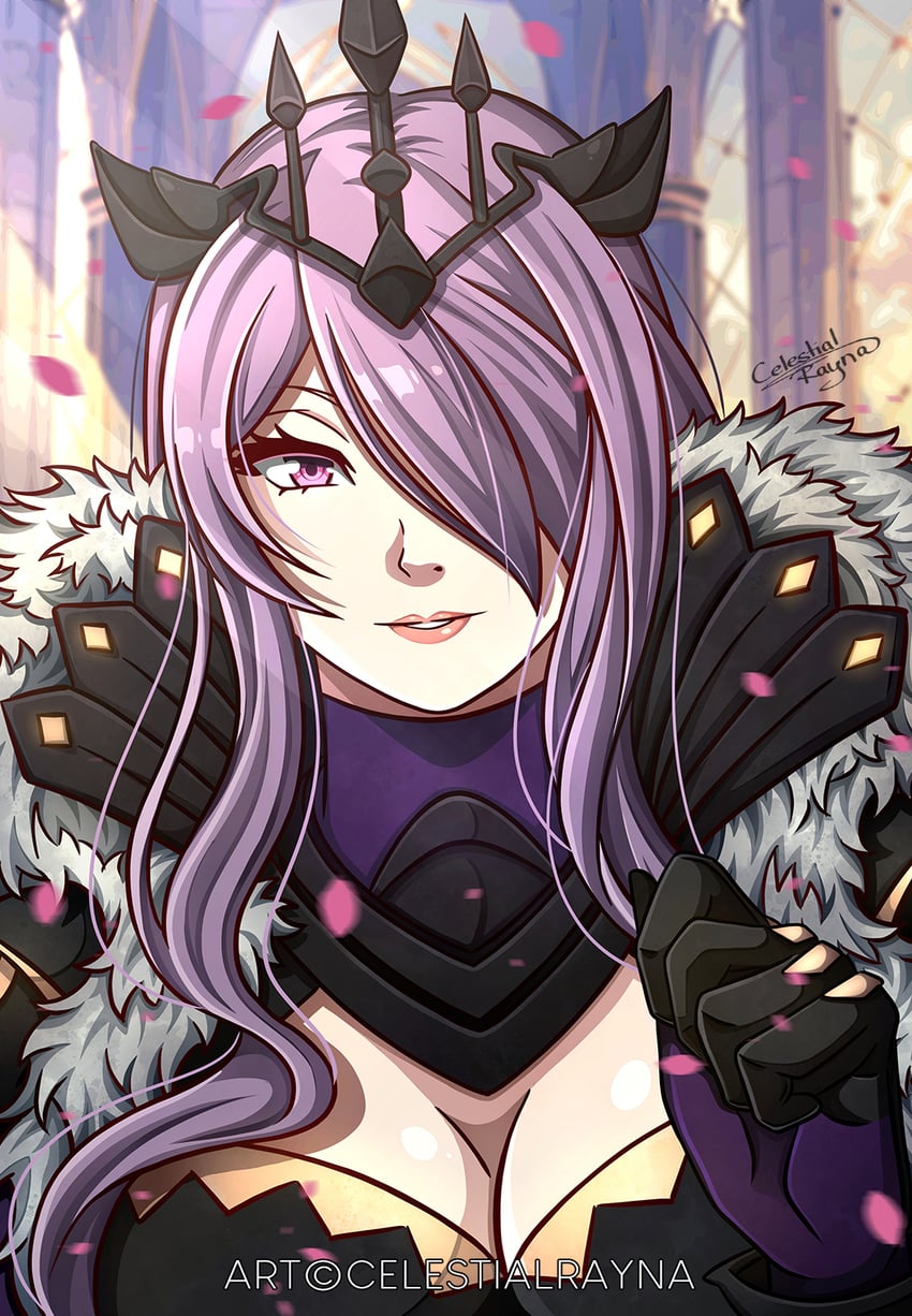 camilla (fire emblem and 2 more) drawn by celestialrayna
