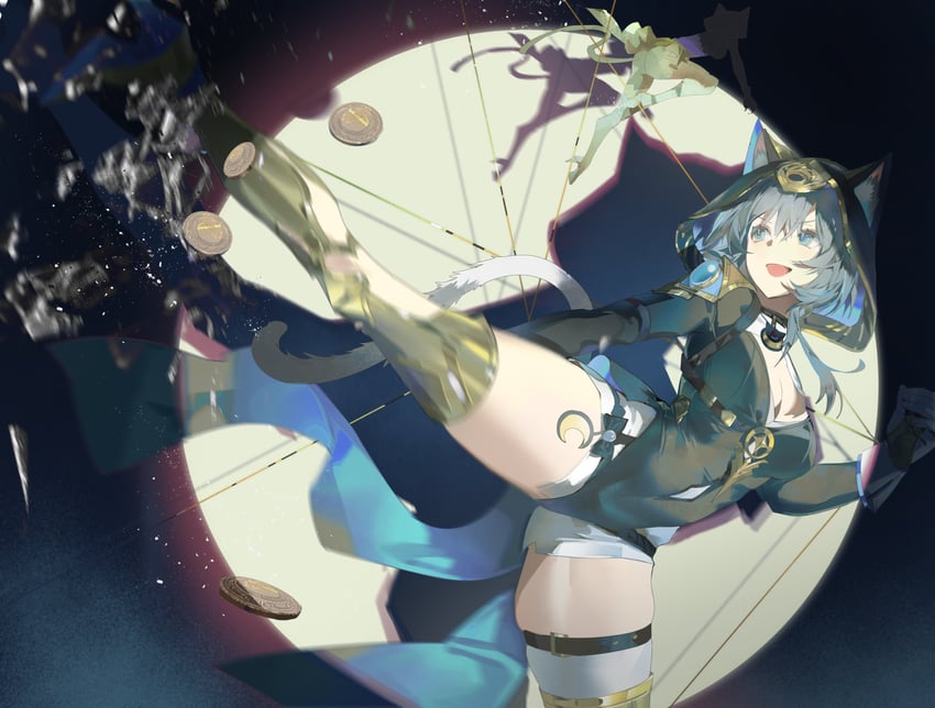 cipher (honkai and 1 more) drawn by buri_(retty9349)