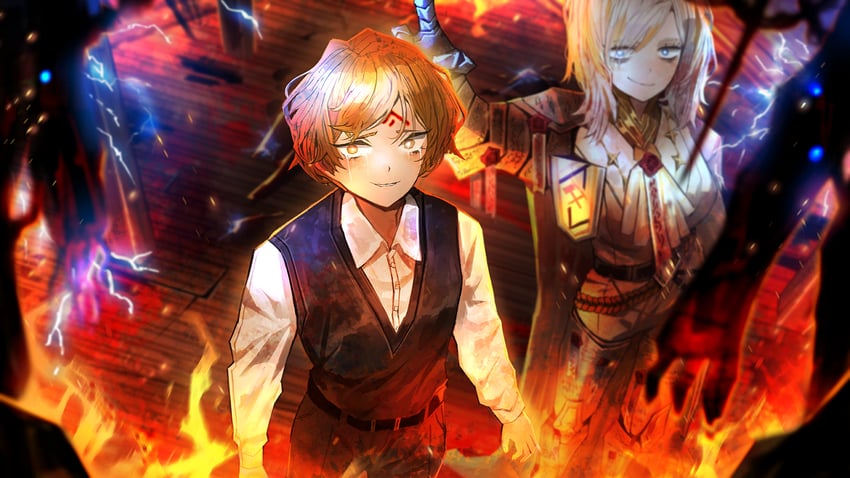 faust and sinclair (project moon and 1 more) drawn by nai_ga