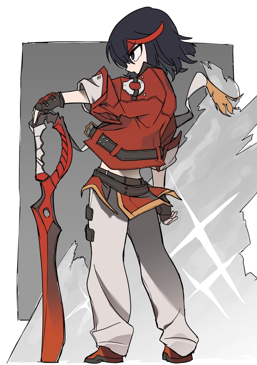 matoi ryuuko and sol badguy (guilty gear and 2 more) drawn by yuateheng