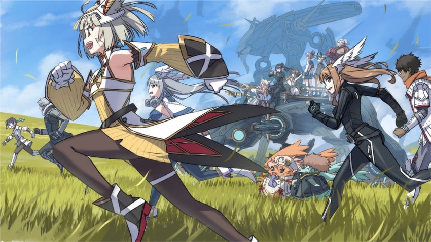nia, mio, eunie, melia antiqua, sena, and 10 more (xenoblade chronicles and 1 more) drawn by decoponmagi