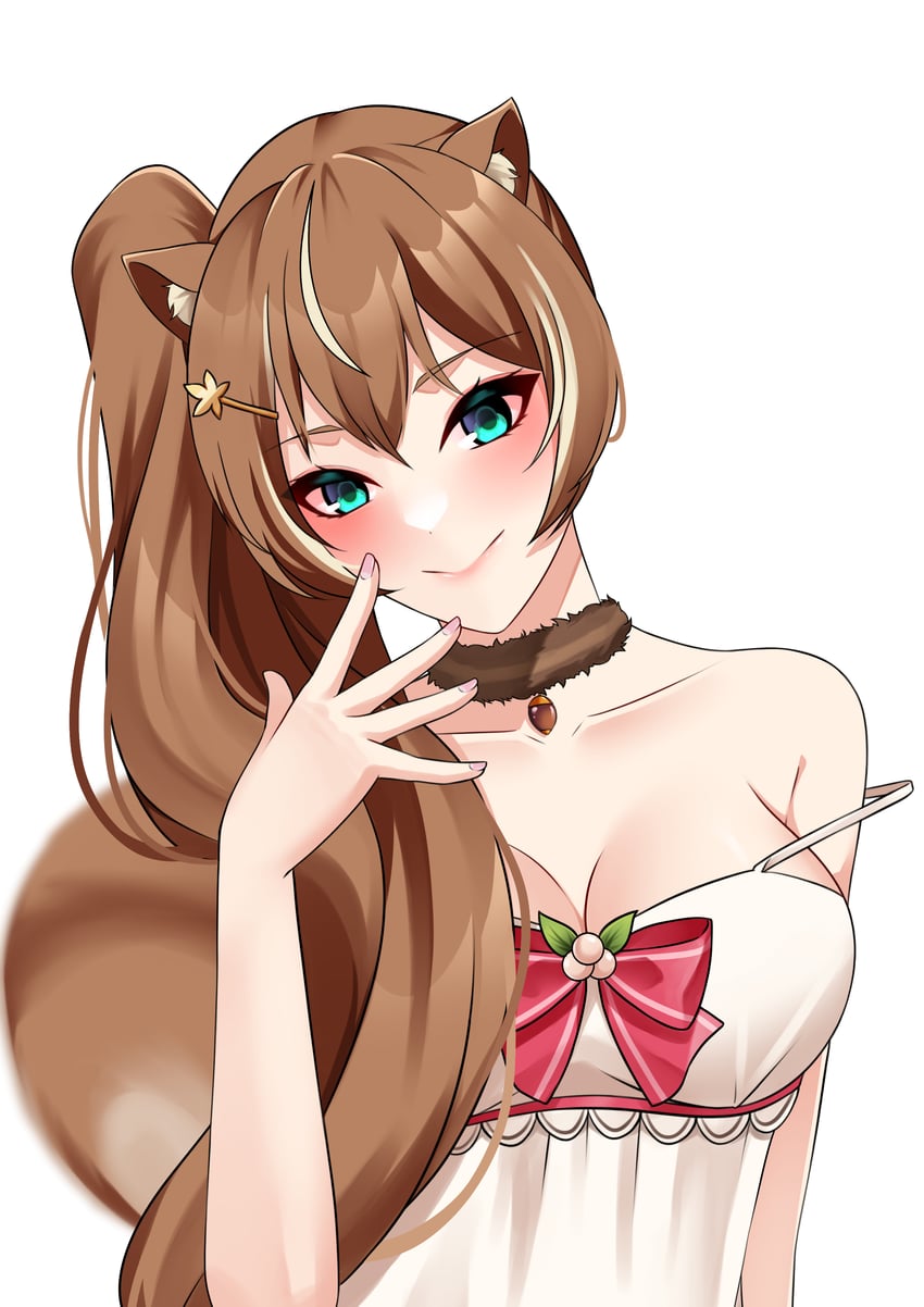 ayunda risu (hololive and 1 more) drawn by blanc_(studio_artblock)