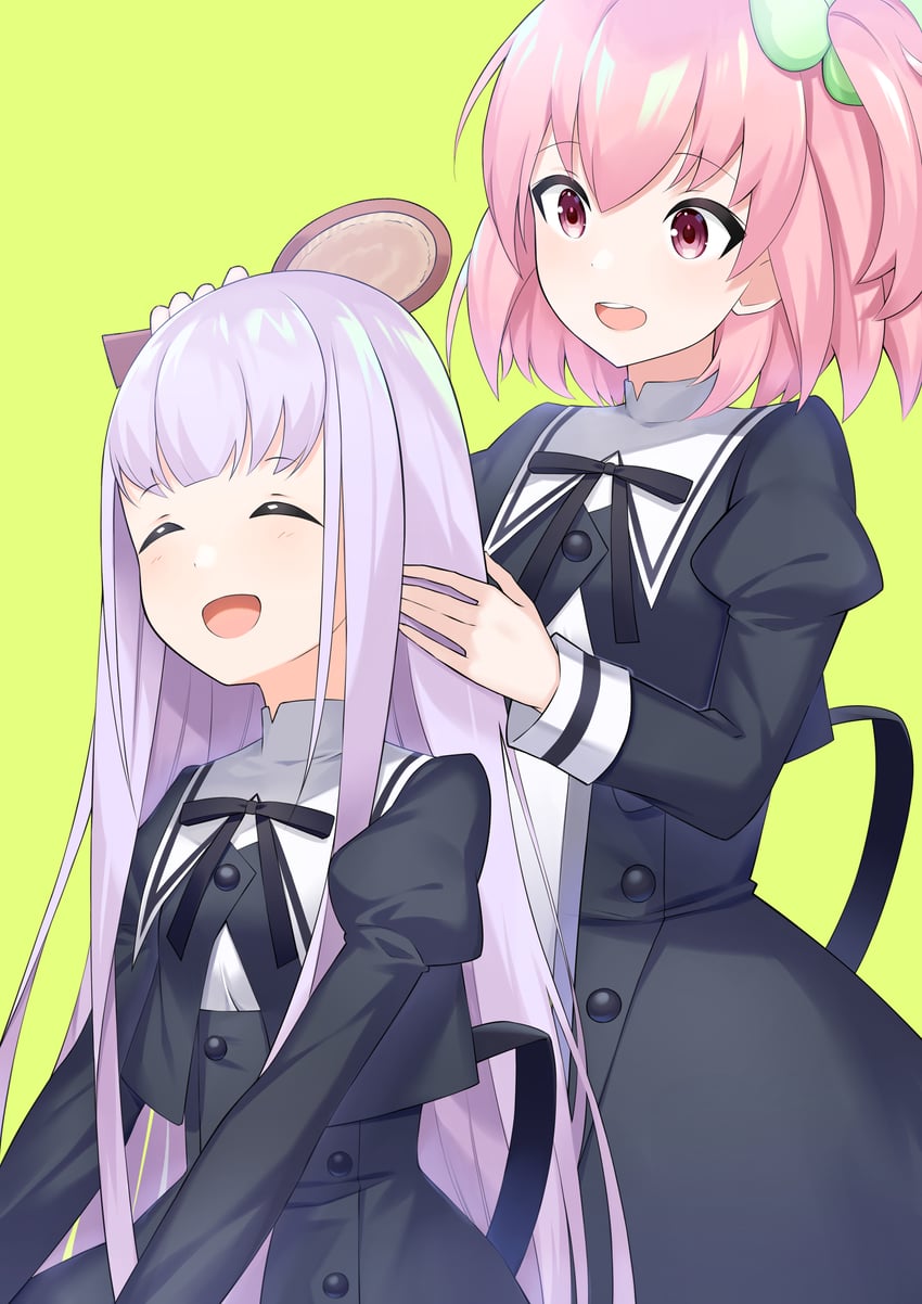 hitotsuyanagi riri and hitotsuyanagi yuri (assault lily) drawn by matyata