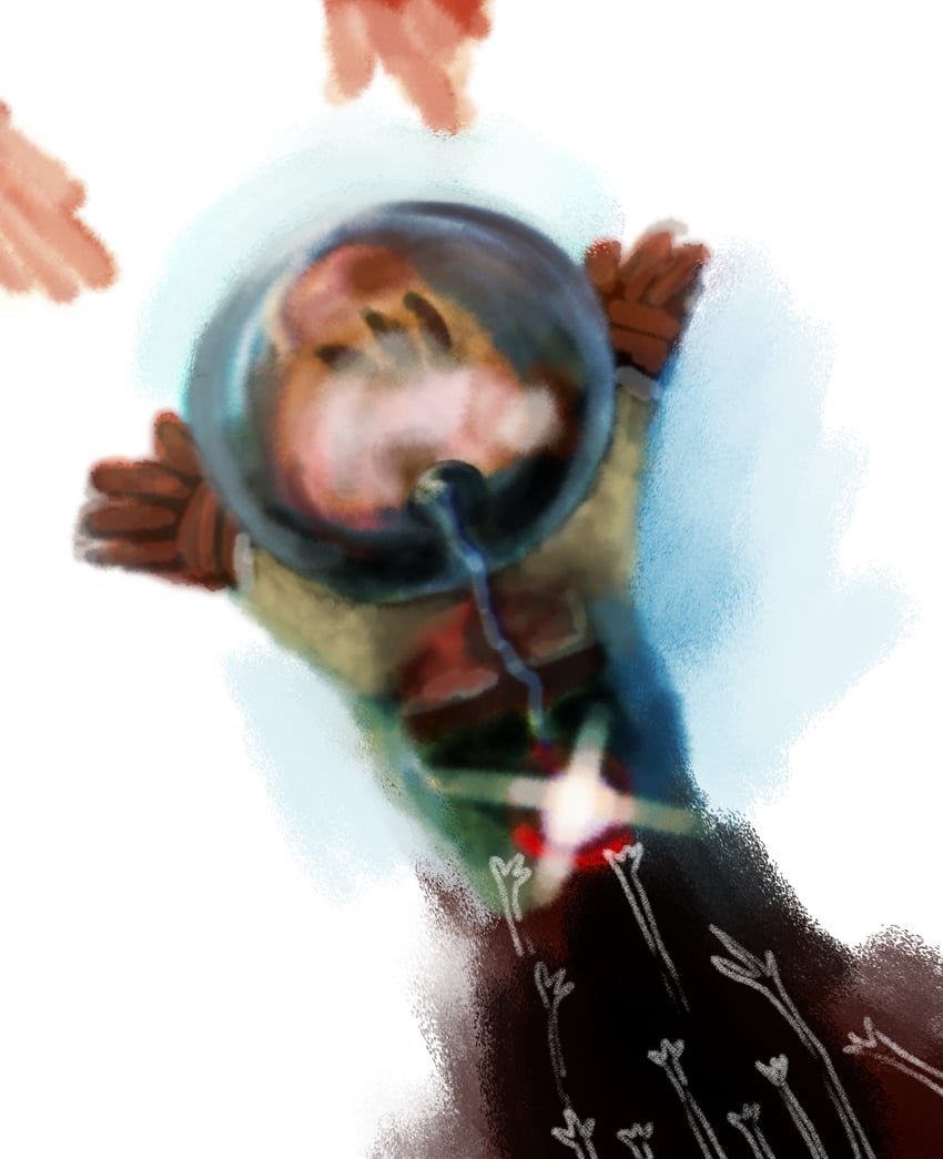 olimar (pikmin) drawn by iat-418