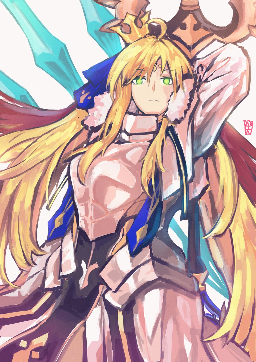 artoria pendragon and artoria caster (fate and 1 more) drawn by ootato