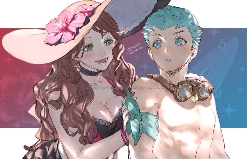dorothea arnault and caspar von bergliez (fire emblem and 2 more) drawn by 91007