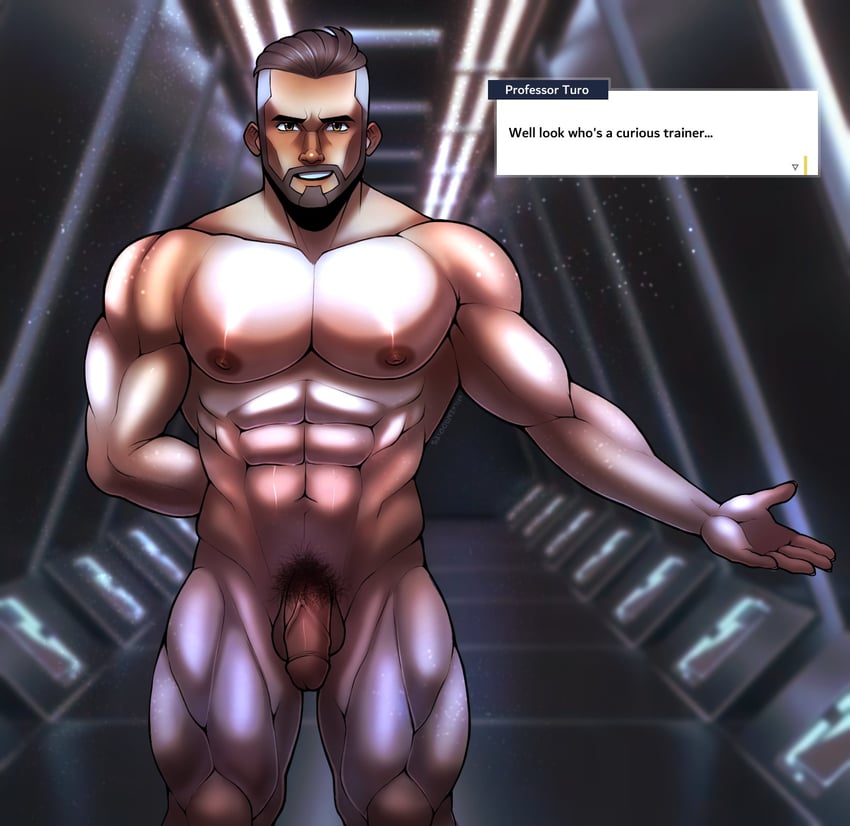 professor turo (pokemon and 1 more) drawn by milkentiddies