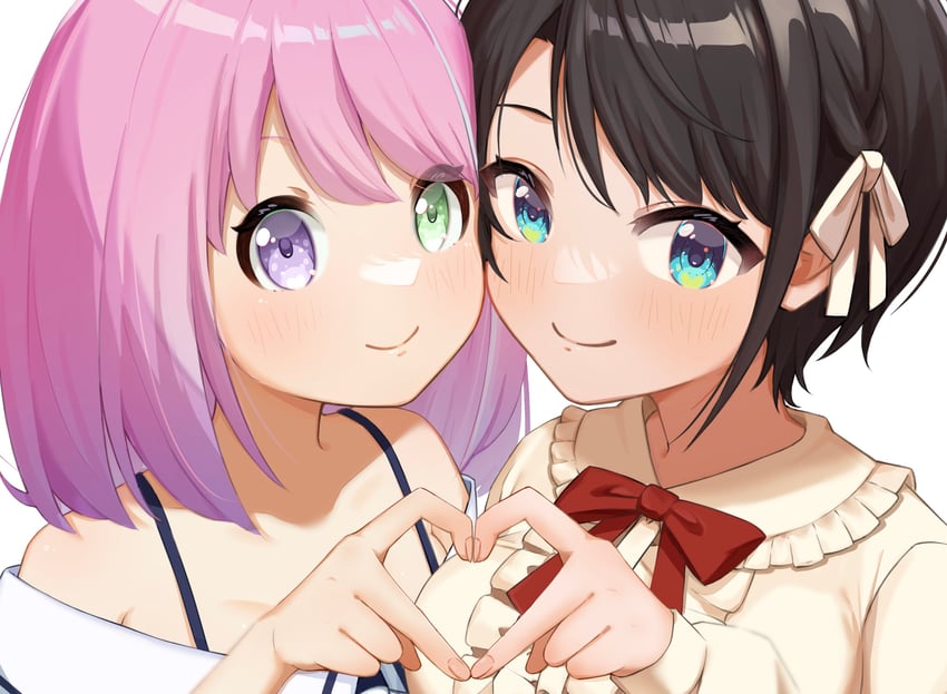 oozora subaru and himemori luna (hololive) drawn by ai_(u_e_o_o)