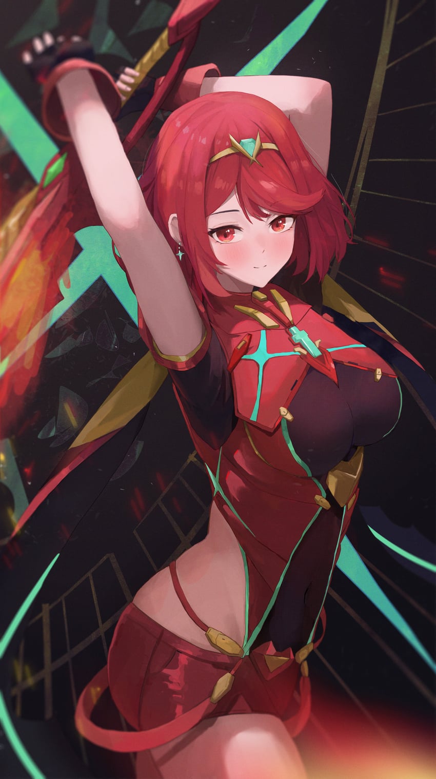 pyra (xenoblade chronicles and 1 more) drawn by jianjia