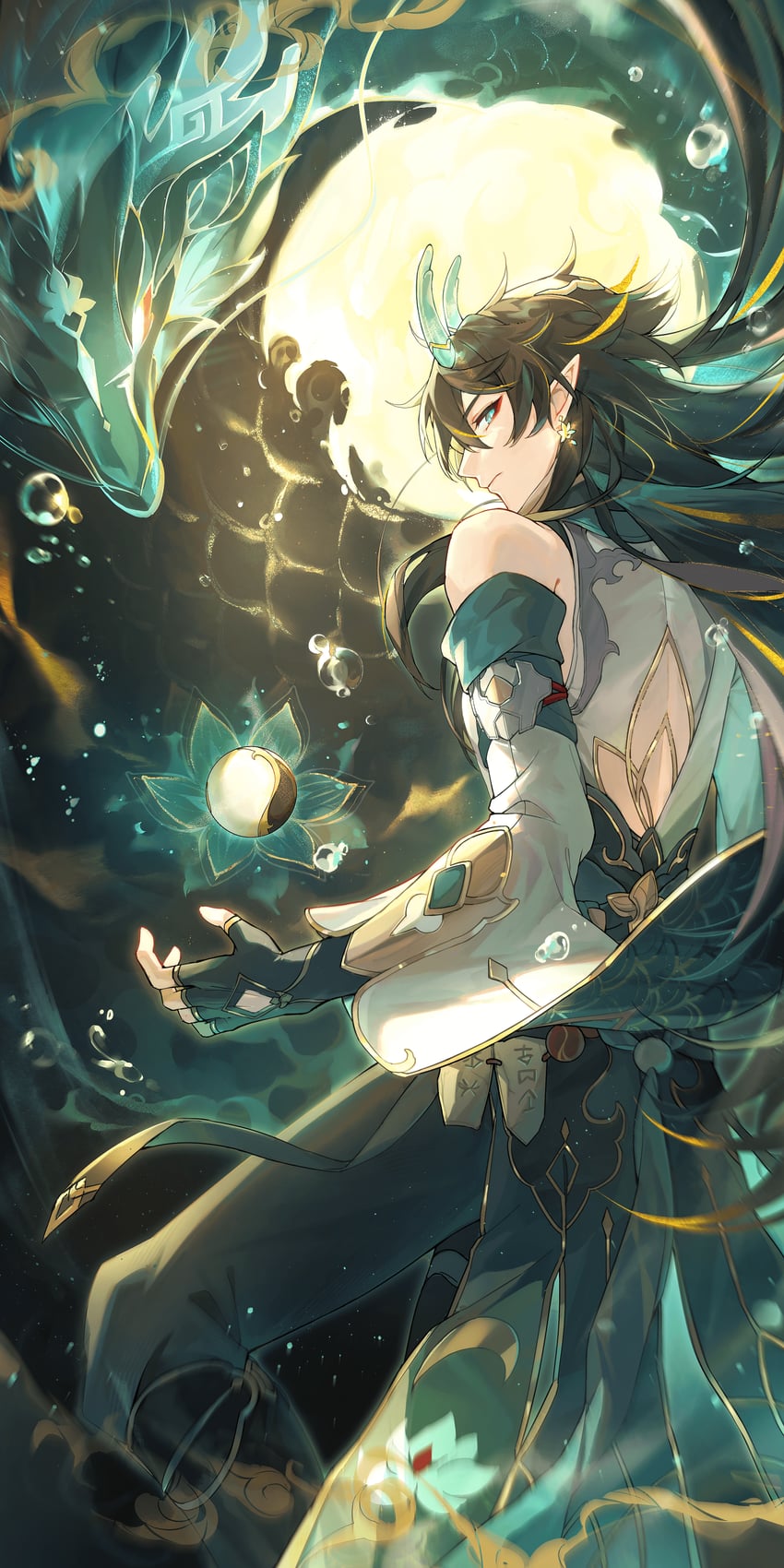 dan heng (honkai and 1 more) drawn by lizhilv
