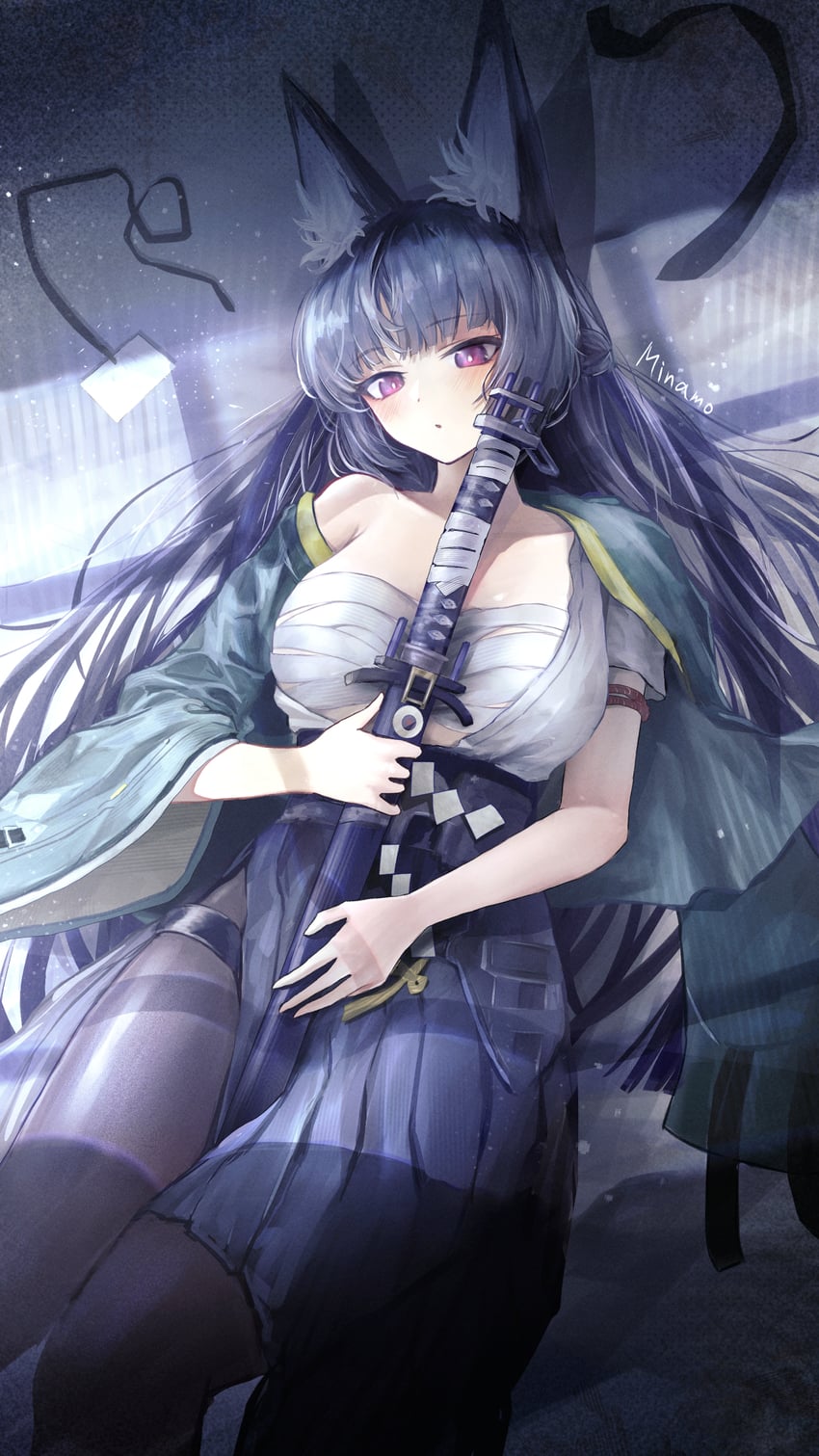 hoshimi miyabi (zenless zone zero) drawn by minamo_(edosei_edo)