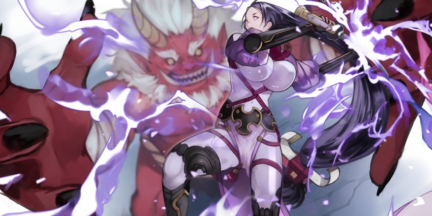 minamoto no raikou and gourikimaru (fate and 1 more) drawn by yoshio_(55level)