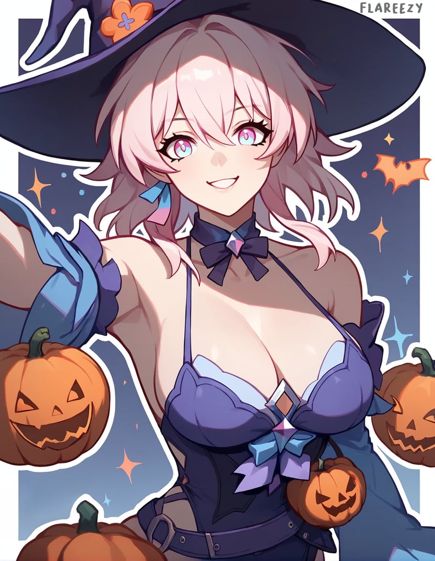 march 7th (honkai and 1 more) drawn by flareezy