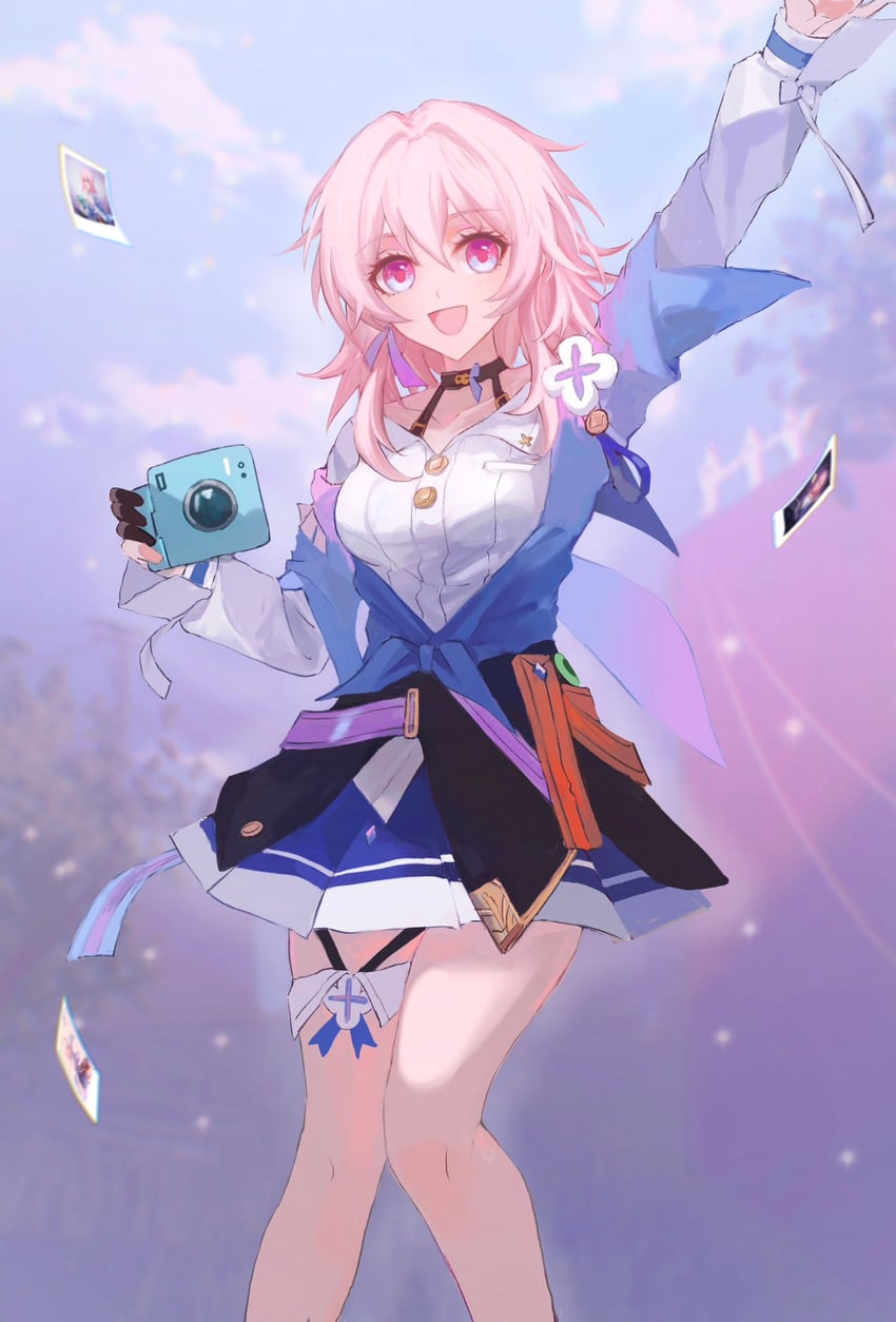 march 7th (honkai and 1 more) drawn by fu_ga_(vivi912912)