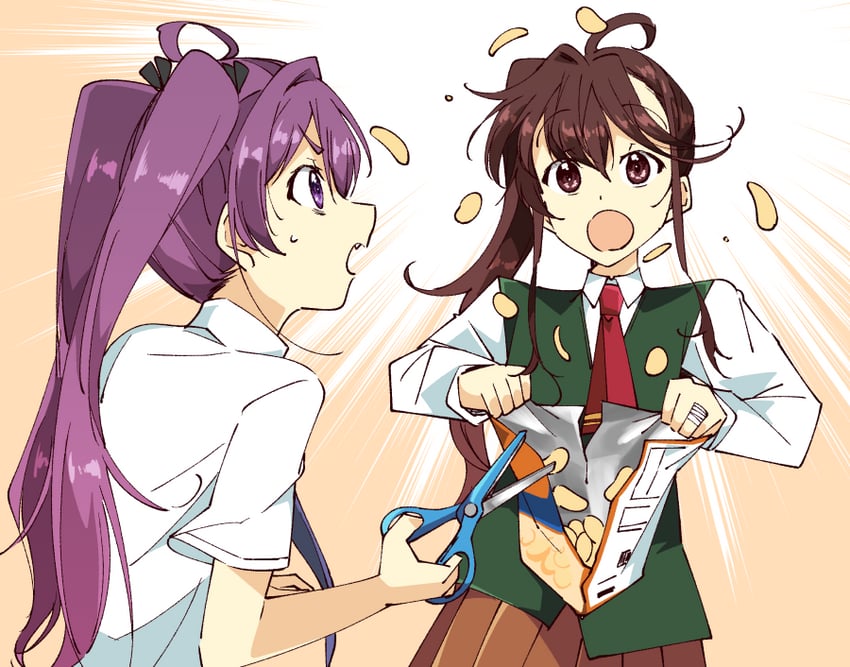 toda jun and tojo yuki (22/7) drawn by trefle_r
