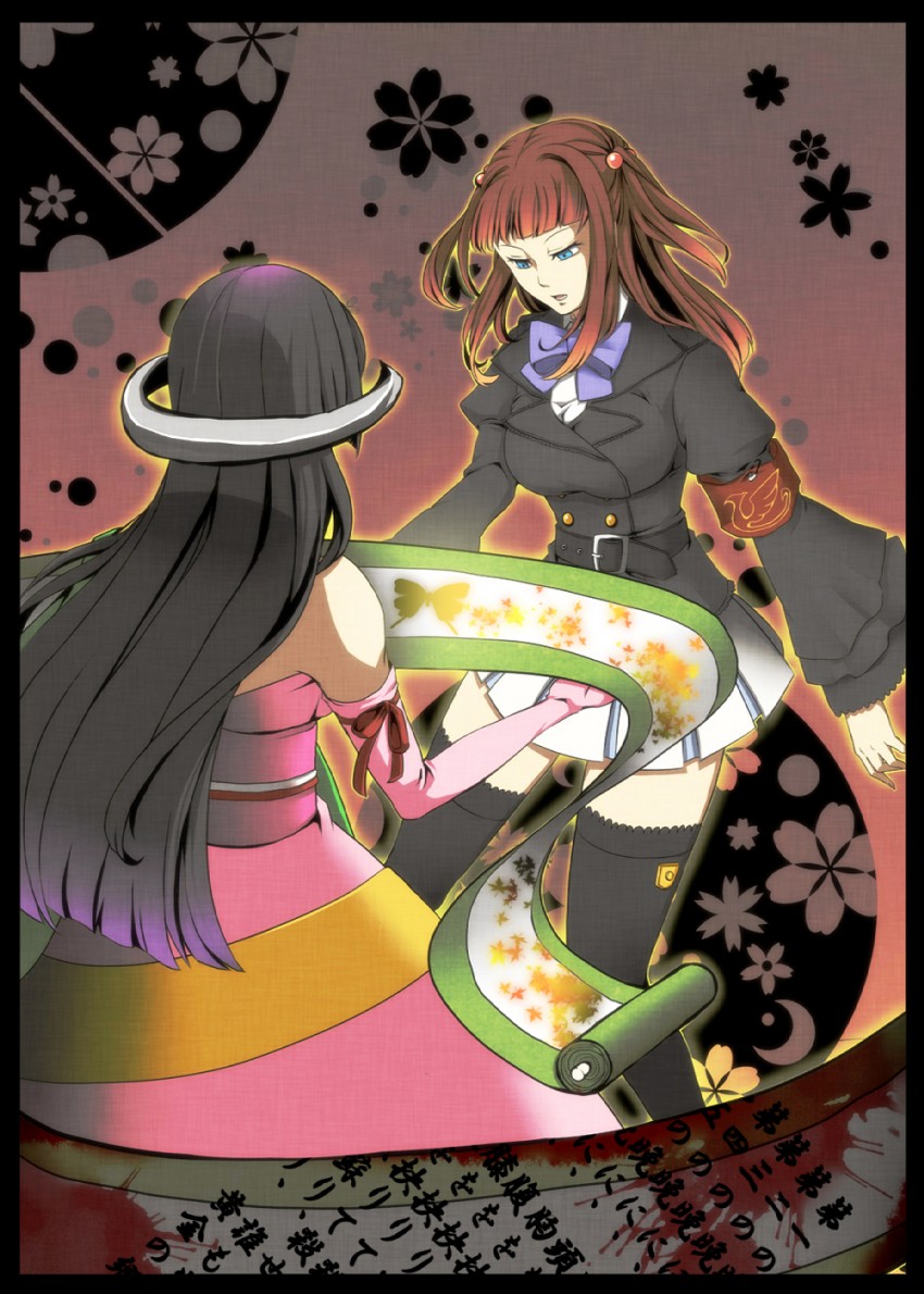 ushiromiya ange and featherine augustus aurora (umineko no naku koro ni) drawn by saya6382