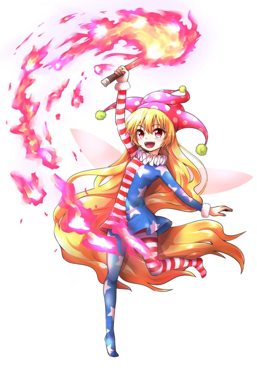 clownpiece (touhou and 1 more) drawn by naegi_(naegidokoro)