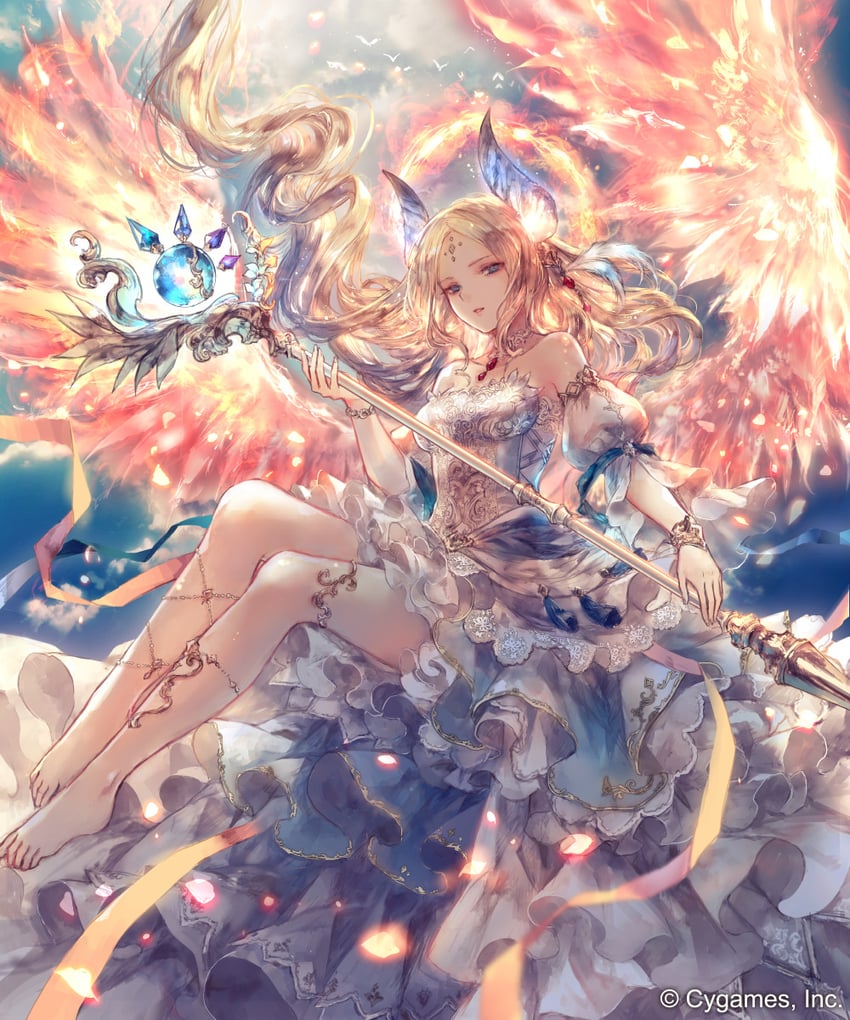 shingeki no bahamut and 1 more drawn by onineko