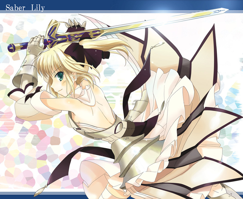 artoria pendragon and saber lily (fate and 1 more) drawn by ameto_yuki