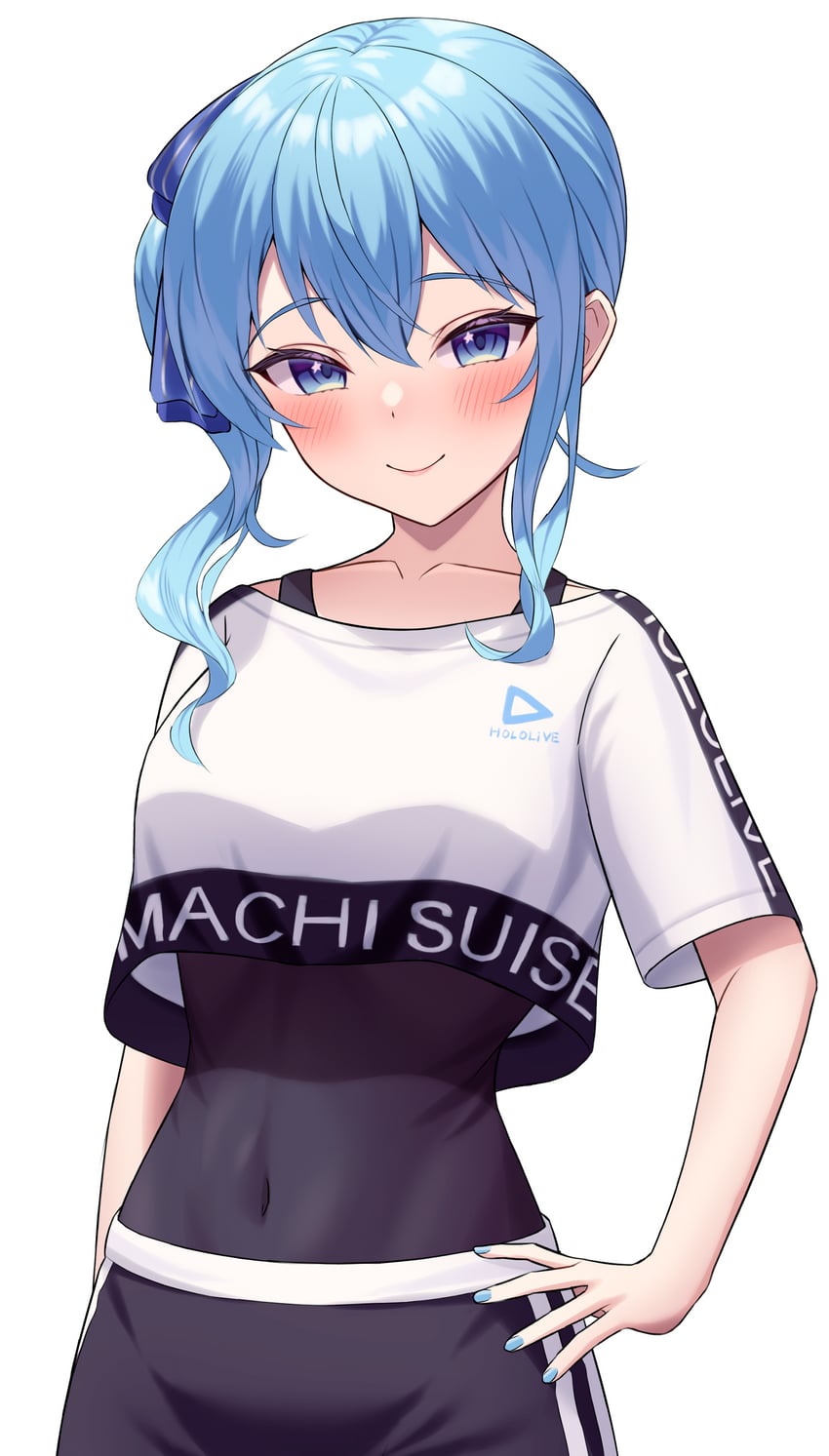 hoshimachi suisei (hololive) drawn by kumoru_(kumoru_145)