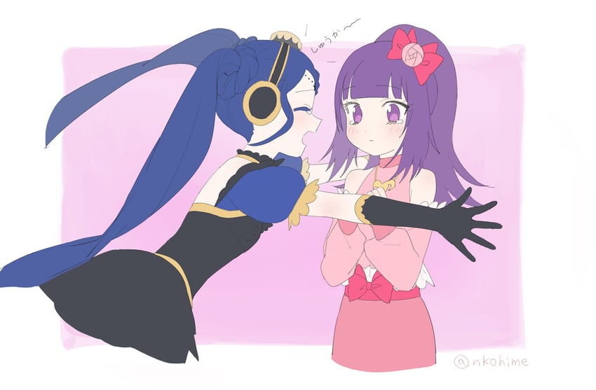 hanazono shuka and garara s leep (pretty series and 2 more) drawn by nkohime