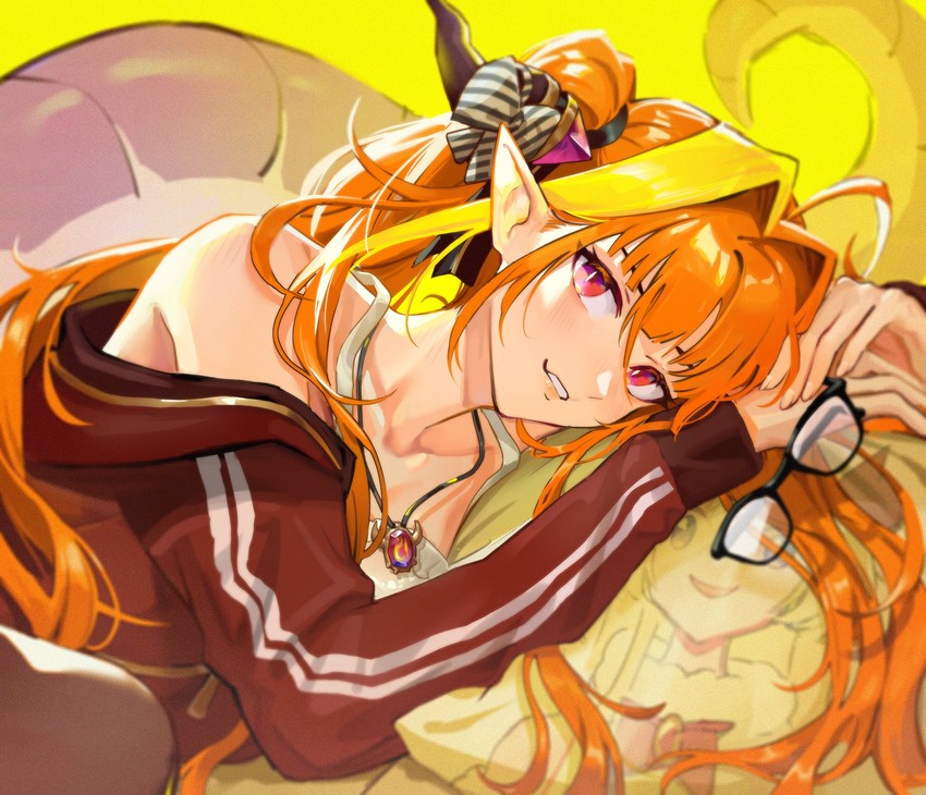 kiryu coco and tsunomaki watame (hololive) drawn by tag_(tf18080512)