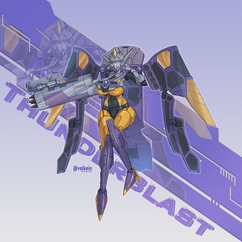 thunderblast (transformers and 2 more) drawn by volkein