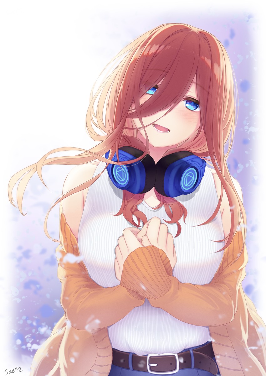 nakano miku (go-toubun no hanayome) drawn by sae^2