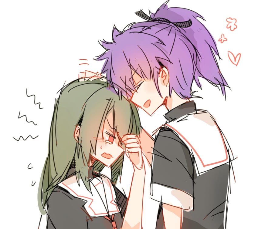 juujou kagari and etou minato (toji no miko) drawn by lionet0806