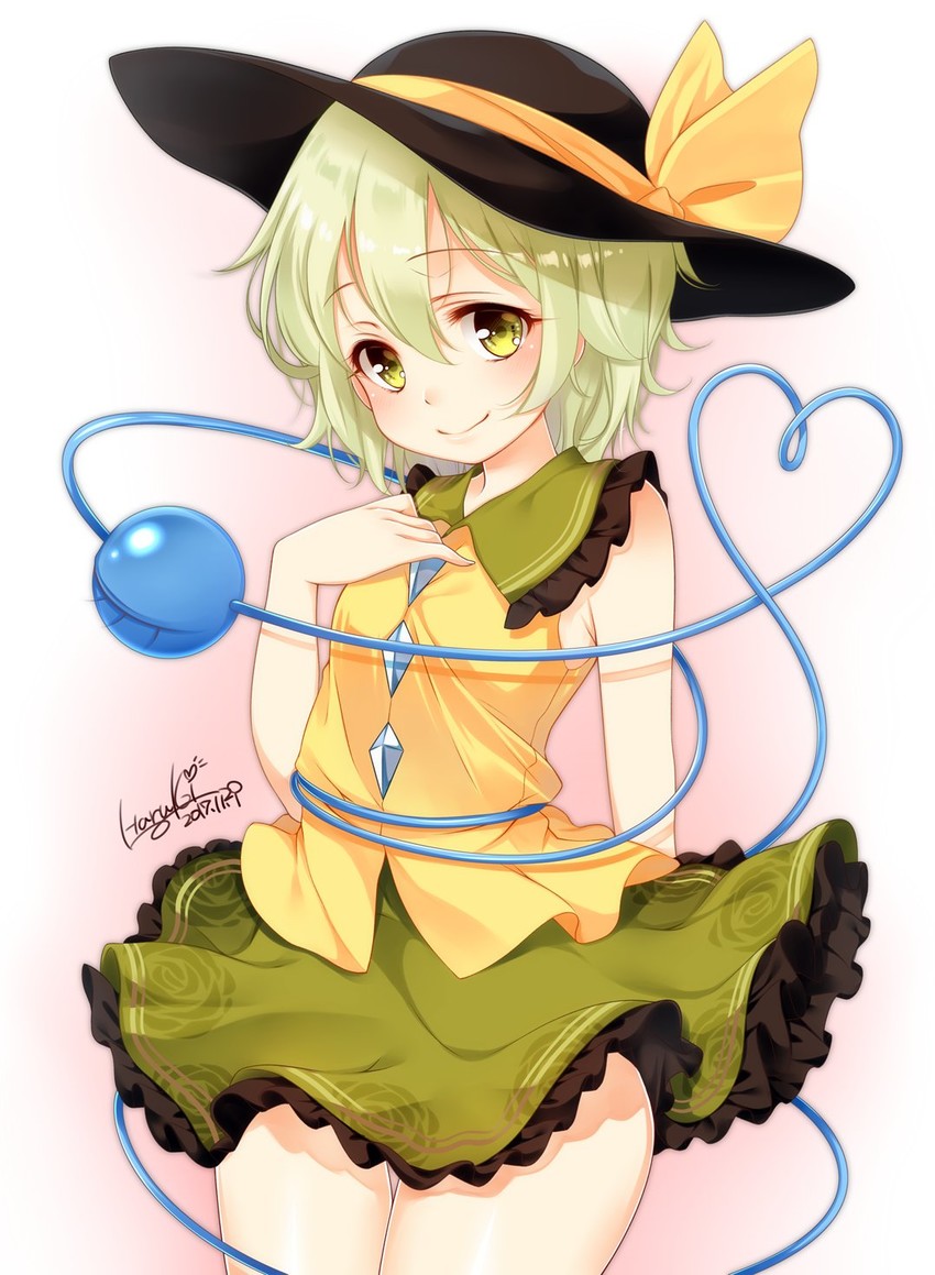 komeiji koishi (touhou) drawn by haruki_(colorful_macaron)