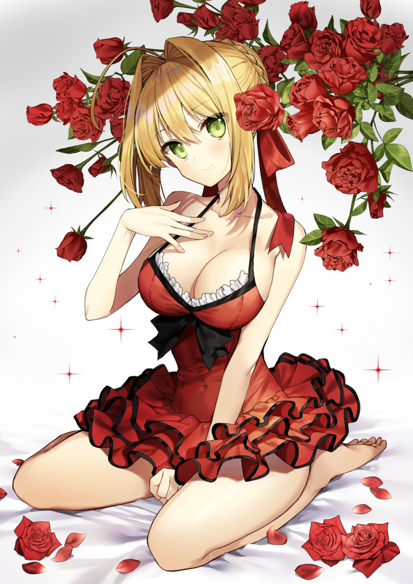 nero claudius (fate and 1 more) drawn by gambe