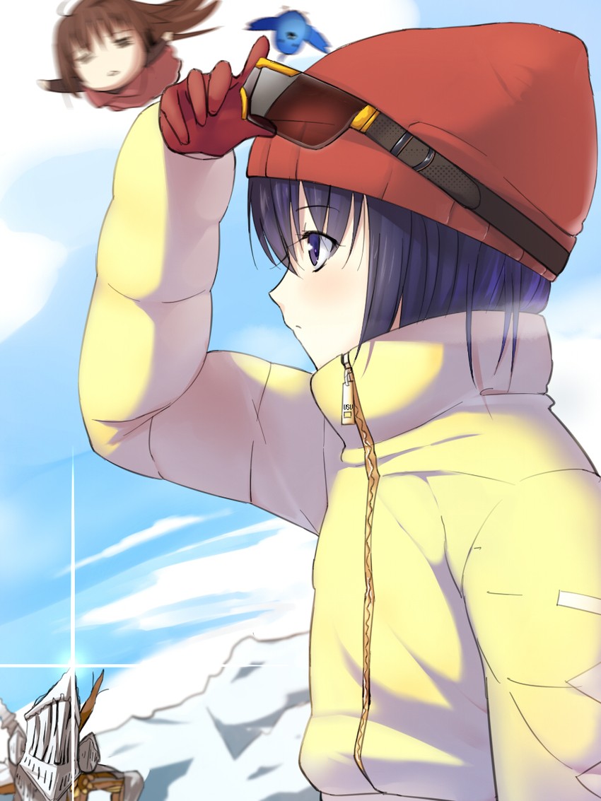 aozaki aoko, kuonji alice, and lost robin rondo (mahou tsukai no yoru) drawn by level.21