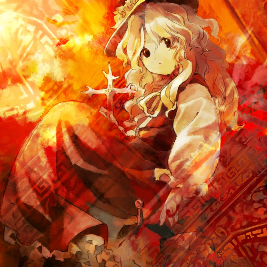 jacket girl (touhou and 1 more) drawn by kaigen_1025