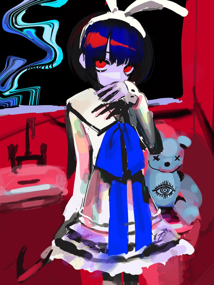 unnamed girl (indie utaite and 1 more) drawn by hami0076