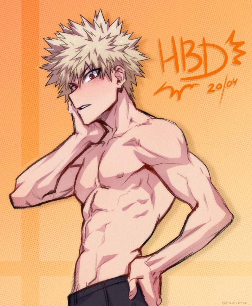 bakugou katsuki (boku no hero academia) drawn by alek_reyes