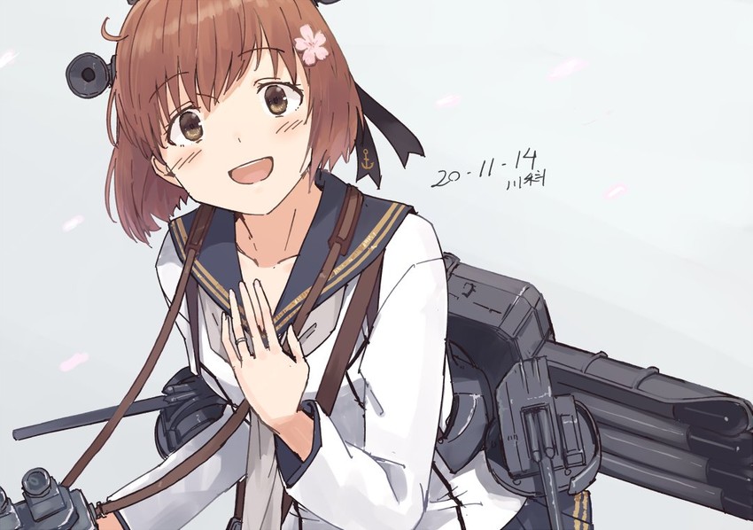 yukikaze and yukikaze kai ni (kantai collection) drawn by kawashina_(momen_silicon)