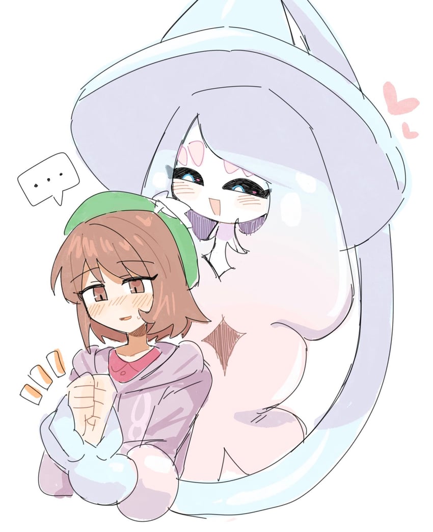 gloria and hatterene (pokemon and 1 more) drawn by han0579