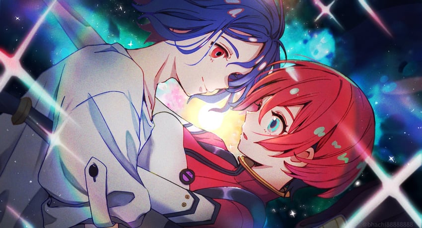 amate yuzuriha and shuji ito (gundam and 1 more) drawn by bhachi88888888
