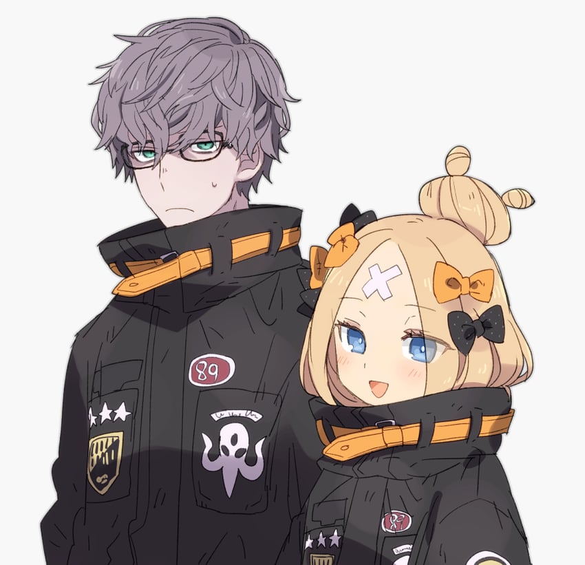 abigail williams and jacques de molay (fate and 2 more) drawn by moruka_(karupattyo03)
