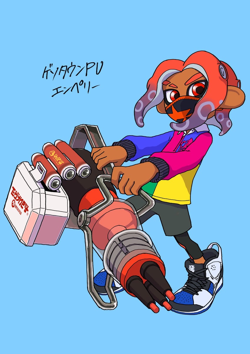 octoling player character and octoling boy (splatoon and 1 more) drawn by xdies_ds