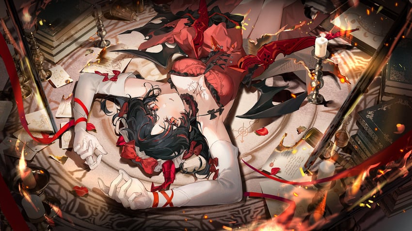 lucia and lucia: plume (punishing: gray raven) drawn by kuuus