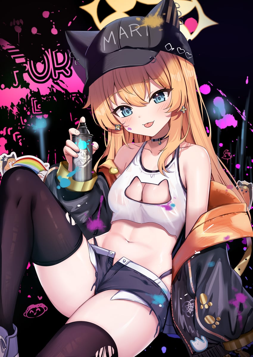 mari (blue archive) drawn by rinringyo