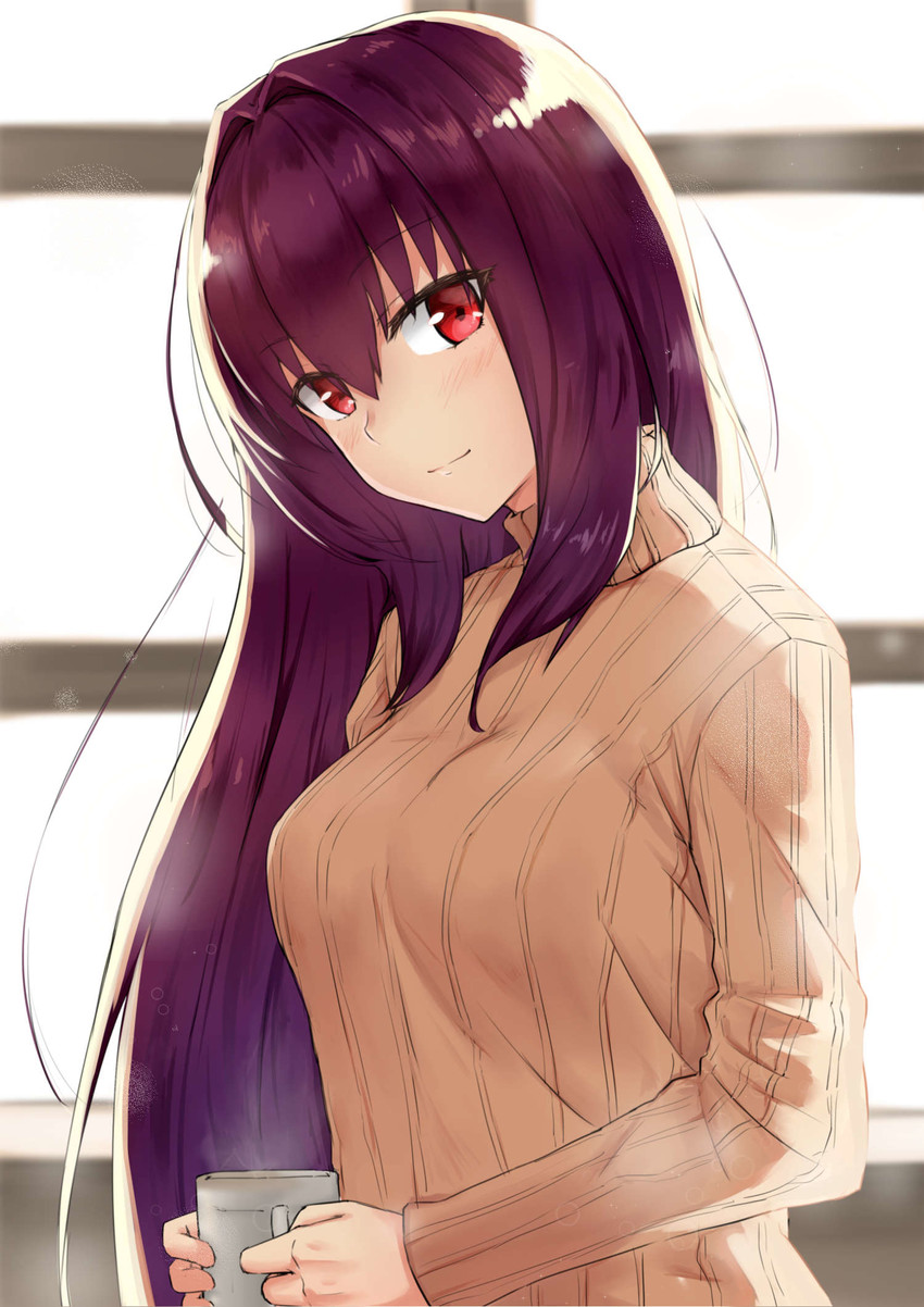 scathach (fate and 1 more) drawn by m_kong